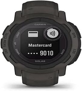 Garmin Instinct 2 Solar, Rugged GPS Smartwatch, Built-in Sports Apps and Health Monitoring, Solar Charging and Ultratough Design Features, Graphite