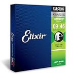 Elixir 19027 ® Strings Electric Guitar Strings with OPTIWEB® Coating, Custom Light (.009-.052), Blue