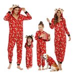 Puimentiua Christmas Pajamas for Family,Matching Christmas Pyjamas,Family Christmas Pyjamas Set Cute Cartoon Matching Christmas Pjs for Family Comfortable His and Hers Christmas Pyjamas/A/Style/Mom