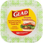 Glad Square Disposable Paper Plates