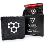 CRBN Pickleball Paddle Eraser, Best Carbon Fiber Pickle Ball Racket Cleaner, Fast & Easy Rubber Bar to Remove Ball Residue, Dirt, & Minor Scrapes / Scratches - Patent Pending