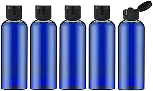 LISAPACK 3.4 oz Travel Bottles for Toiletries, Plastic Travel Size Containers for Shampoo Conditioner TSA Approved, Empty Small Squeeze for Lotion, Leak Proof Mini Liquid Tube for Refillable Blue