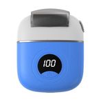 Electric Callus Remover Foot File, Foot Care Grinder with 3 Heads & 2 Speeds, IPX6 Waterproof Portable Rechargeable Electric Callus Remover, Foot Care Tool Foot Scrubber File for Men Women (Blue)