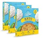 Cali'flour Foods Pizza Crust (Original Italian, 3 Boxes, 6 Crusts) - Keto Friendly | Low Carb, Gluten and Grain Free | Fresh Cauliflower Base