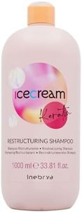 Inebrya Ice Cream Keratin Restructuring Shampoo Ristrutturante,1000 ml