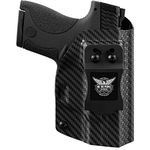 We The People Holsters - Carbon Fiber Right Hand Inside Waistband Concealed Carry Kydex IWB Holster Compatible with Kimber Micro9 9MM Gun