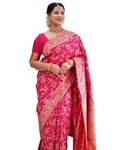 Yashika Woven Banarasi Kanjivaram Cotton Silk Jaquard Women's Saree (AZ-YS-OG-SEVA-Parent_Pink)