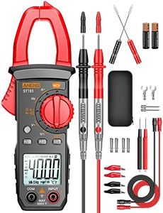 ANENG Digital Clamp Meter Multimeter Tester 4000 Counts with NCV Amp Ohm Volt Measures AC Current, AC/DC Voltage,Capacitance, Resistance, Diodes, Continuity Frequency Backlight Electrican Tools