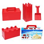 Benefine Snow Fort Building Block,Snow Brick Maker, Sand Castle Mold,Beach and Snow Toy Brick Form for Kids,Outdoor Winter and Summer Fun Toys（4PCS）