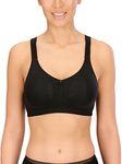 Naturana Soft Bra with Pocket for Post-Surgery Support and Recovery Care - 36 Black B