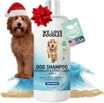 USDA Organic Dog Shampoo, Conditioner & Detangler - Best Shampoo for Goldendoodles, Poodles & Doodles - for Matted Pet Hair - Sensitive Skin Shampoo for Puppies - Made in The USA, 16OZ (Ocean Breeze)