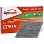 EPAuto CP819 (CF11819) Cabin Air Filter with Activated Carbon Replacement for Hyundai Sonata, Santa Fe, Kia Optima, Chevy Equinox, GMC Terrain (2007-2020)