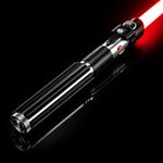 GADGETS 4 EVERYONE SaberLabs Lightsaber with Bluetooth App, Smooth Swing, Sound Fonts, Light Effects, Infinite Color Change and Motion Control. Light Saber for Adults and Cosplay. (RGB-DV)