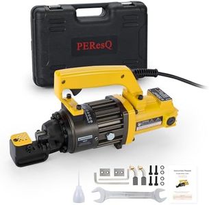 PEResQ Electric Hydraulic Rebar Cutter, 1000W 120V Corded, Portable Steel Bar Cutter, 5/8" (#5) 4-16mm Capacity,Cutting Speed 1s, Lightweight 16.5 lbs, Model PC-16 (Yellow-16)