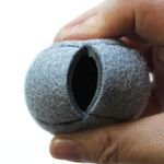 Quiet Glides PreCut Tennis Balls / 20 Count Bag/Grey/Medium Racquetball Size/Snug Fit/Long Lasting/Heavy Duty Thickness/Chairs, Desks, Stools, Tables, Walkers etc.