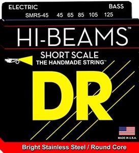 DR Strings HI BEAMS SHORT SCALE 5 STRING BASS MEDIUM (45-125