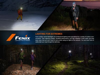 Fenix HM62-T Head Torch – 1200 Lumens, Rechargeable, Red Light, IP68