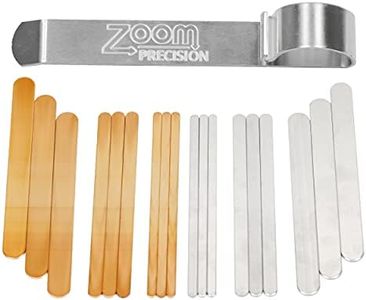 Bracelet Metal Stamping Kit- Aluminum and Copper Bracelet Blanks w/Bracelet Bending Bar for Jewelry Stamping Kit- Metal Stamping Blanks for Zoom Engraving Tool or Ferric Chloride Etching- 19 Pieces