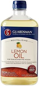 Guardsman Revitalizing Lemon Oil for Wood Furniture - 16 oz- UV Protection, Cleans, Restores and Protects - 461700