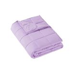 MOTRIP Weighted Blanket for Adults Queen Size 20 lbs, Cooling Heavy Blanket for Hot Sleepers, Machine Washable Soft Bed Blanket with Premium Glass Beads, 60''x80'' 20 Pounds Purple