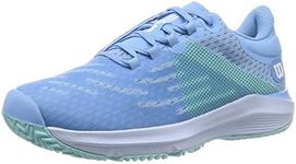 Wilson KAOS W Women's Tennis Shoes (Chaos 3.0 W), Alaskan Blue/Omphalodes/Aqua Sky, 22.0 cm