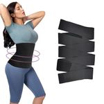 SNMMIFER Postpartum Slimming Belt for Women & Men, Adjustable Waist Trimmer, Abdominal Support After Delivery, Black (3 Meter)