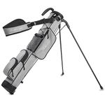 RUTHNISSI Golf Stand Bag, Lightweight Golf Easy Carry Bag with Padded Strap，Durable Pitch n Putt Golf Bag, Practice Ranger Sunday Golf Bag for Men&Women