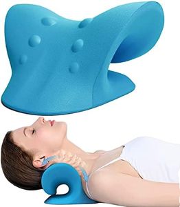 Brishine Neck Stretcher for Neck TMJ Pain Relief, Cervical Traction Device for Spine Alignment and Neck Decompression, Neck Cloud Chiropractic Pillow for Neck and Shoulder Relaxer