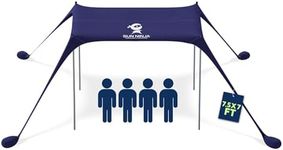 SUN NINJA Beach Tent Sun Shelter wi