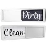 PARALL Clean Dirty Dishwasher Magnet, Dishwasher Clean Dirty Sign, Magnetic Dishwasher Sign Large Text Clean or Dirty Magnetic Indicator for Dishwasher Kitchen Organization