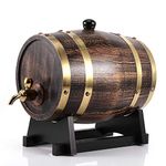 Personalized - Custom Engraved American Premium Oak Aging Barrel - Age Your own Whiskey, Beer, Wine, Bourbon, Tequila, Rum, Hot Sauce & More | Barrel Aged (3 Liters)