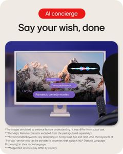 LG MyView 32" Smart Monitor – Full HD Display, Streaming Apps