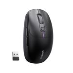 UGREEN Wireless Mouse Rechargeable Bluetooth 2.4G Gaming Mouse Ergonomic Computer Mouse with 5000 DPI, RGB, 6 Programmable Buttons, Lightweight for Laptop Mac Computer