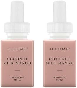 Pura & Illume Home Scent Refill - Smart Home Air Diffuser - Up to 120-Hours of Luxury Fragrance per Refill - Spring & Summer Fragrance - 2 Pack, Coconut Milk Mango