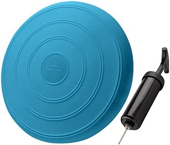 EVEREST FITNESS Cojín de Aire, Relleno de Aire, diámetro de 33 cm, Incluye Bomba de Aire, cojín de Equilibrio, cojín de Entrenamiento, cojín de Asiento y Respaldo