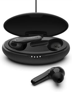 Belkin Wireless Earbuds, SOUNDFORM Move True Wireless Bluetooth Earphones with Touch Controls IPX5 Certified Sweat and Water Resistant with Deep Bass for iPhones and Androids and More