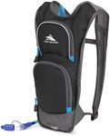 High Sierra Hydrahike Hydration Pack 4L Hiking Daypack, Black/Slate/Pool, International Carry-On (Model: 105490-6853)