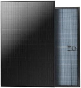 JJN UL61730 N-Type 850 Watt Bifacial Solar Panel, 2Pcs 425W 16BB 25% High-Efficiency Monocrystalline, 12V/24V/48V On-Grid & Off-Grid System for Emergency,Rooftop,Home,Farm,Charging Station
