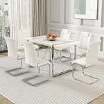 Btikita Dining Table Chairs Set for
