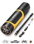 AstroAI Tyre Inflator Cordless Electric Bike Pump with Rechargeable Battery with Presta Valve And Schrader, 150 PSI Car Tyre Pump for Bike, Car, Motorbike, Ball