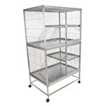 Cozy Pet Large Rodent Cage 12mm Bar Spacing for Rat, Ferret, Chinchilla, Degu or other Small Pets, Large Rodent Cage RC03