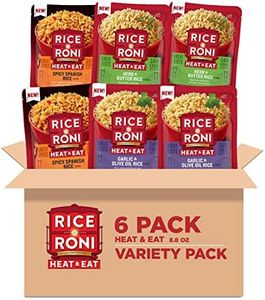 Rice A Roni Heat & Eat Rice, 3 Flavor Variety Pack, (6 Pack)