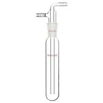 stonylab Glass Vacuum Cold Trap Bubbler with 10mm Serrated Hose, 225mm Length Below The 29/42 Joint