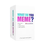 WHAT DO YOU MEME? Core Game (New UK Edition) Now Including GIF's by Relatable, The Essential Adult Party Game for Meme Lovers Now with Refreshed Content, Great for Adult Games for Game Night, 17+