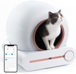 Venkillian Self-Cleaning Cat Litter Tray：Automatic 65L Large Capacity with APP Control & Odor Elimination - Smart Sensor Safety for Multiple Cats Home Travel Apartment Household