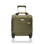 Briggs & Riley Baseline Spinners, Olive, 16-inch Underseat Cabin Bag, Baseline Spinners