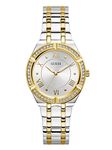GUESS Women's Analog Quartz Watch with Stainless Steel & Gold Bracelet (Model: GW0033L4) One Size
