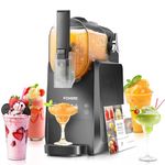 FOHERE Frozen Drink Maker 2.6L, No Ice Needed, Slush Machine with Self-Cleaning, 5 Preset Modes & 12H Cooling Function, Create Slush, Frozen Cocktails, Frappé, Milkshakes & Frozen Juice (Black)