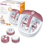 Beurer FB 35 foot spa bath with vibration & bubble massage, incl. 3 interchangeable pedicure attachments, water temperature control, infrared light points & option for aromatherapy, up to shoe size 44