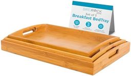 BirdRock Home 3 pc Breakfast Bed Tr
